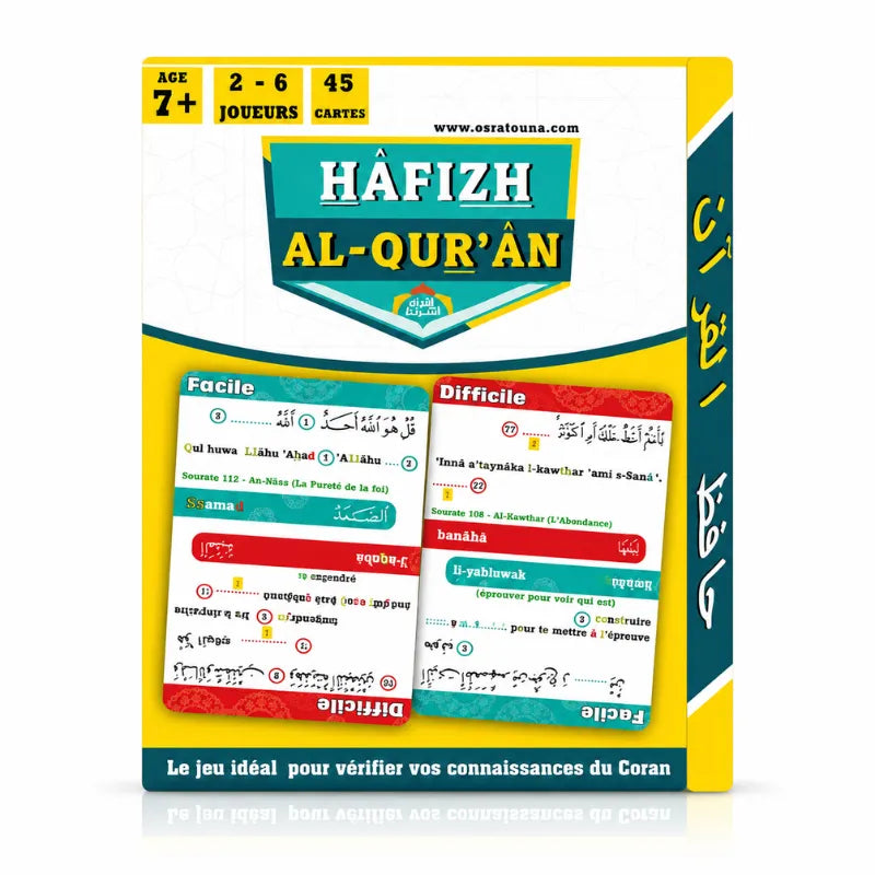 Hafizh Al-quran - Jeu de Cartes à Partir de 7 Ans