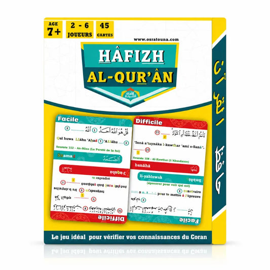 Hafizh Al-quran - Jeu de Cartes à Partir de 7 Ans