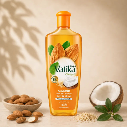 Huile aux amandes pour cheveux - Vatika