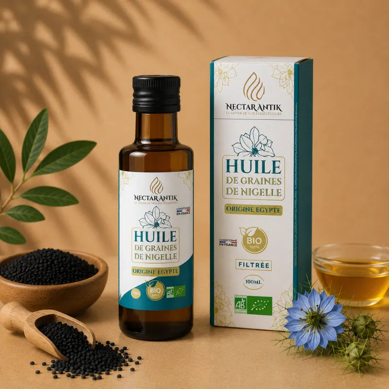 Huile de Nigelle Bio 100 ml – Nectar Antik