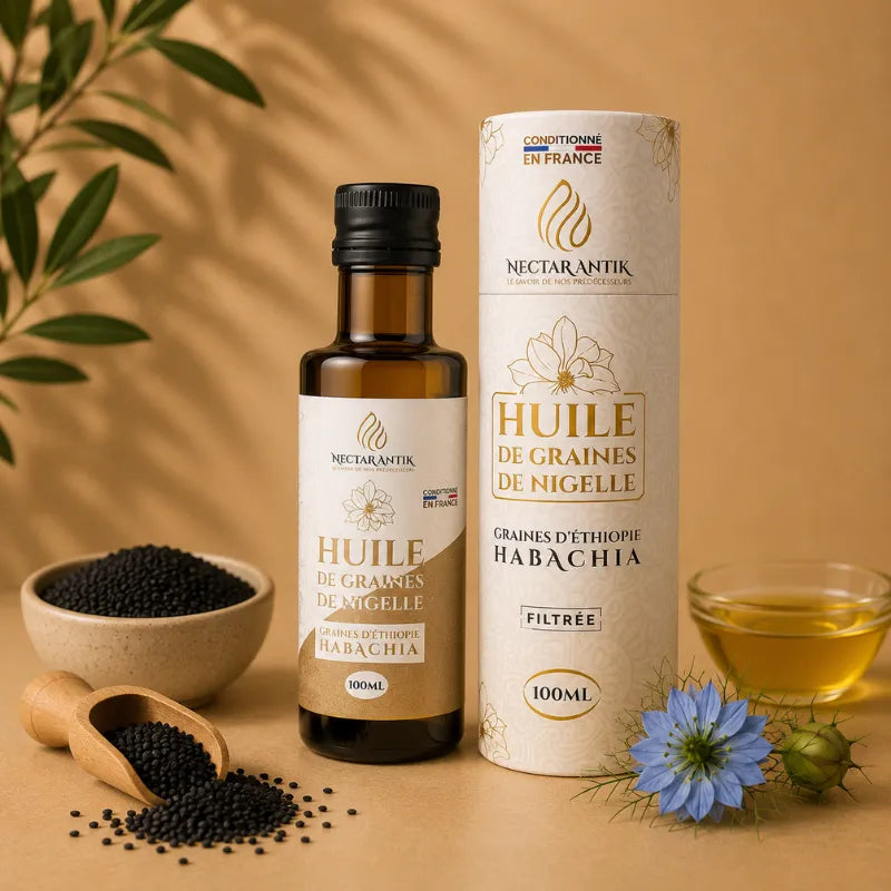 Huile de graines de nigelle d'éthiopie - Nectar Antik