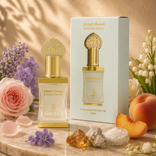 Intense Musk - Huile parfumée concentrée 12 ml – Arabiyat