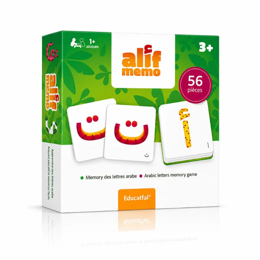 Jeu Alif Memo (56 cartes) - Educatfal (Dès 3 ans)