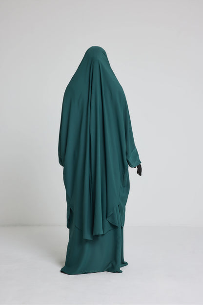 Ensemble Jilbeb 2 pièces avec Jupe soie de médine