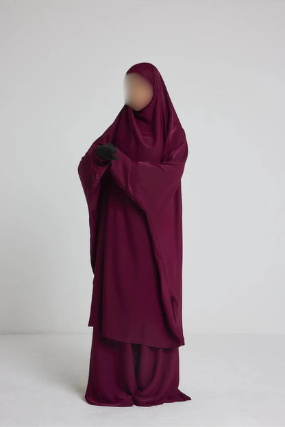 Ensemble Jilbeb 2 pièces avec Jupe soie de médine