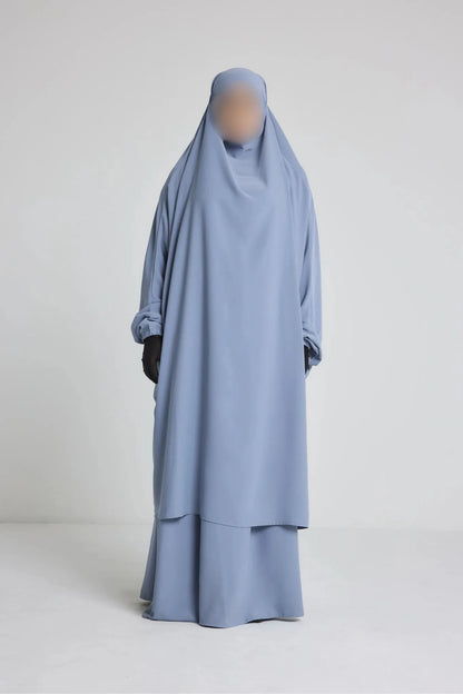 Ensemble Jilbeb 2 pièces avec Jupe soie de médine