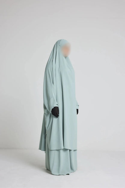 Ensemble Jilbeb 2 pièces avec Jupe soie de médine