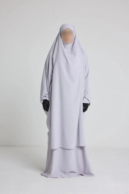 Ensemble Jilbeb 2 pièces avec Jupe soie de médine