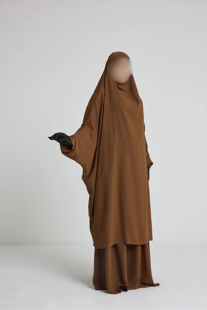 Ensemble Jilbeb 2 pièces avec Jupe soie de médine