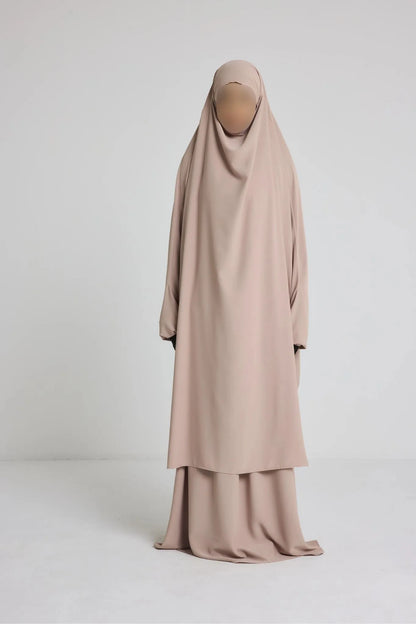 Ensemble Jilbeb 2 pièces avec Jupe soie de médine