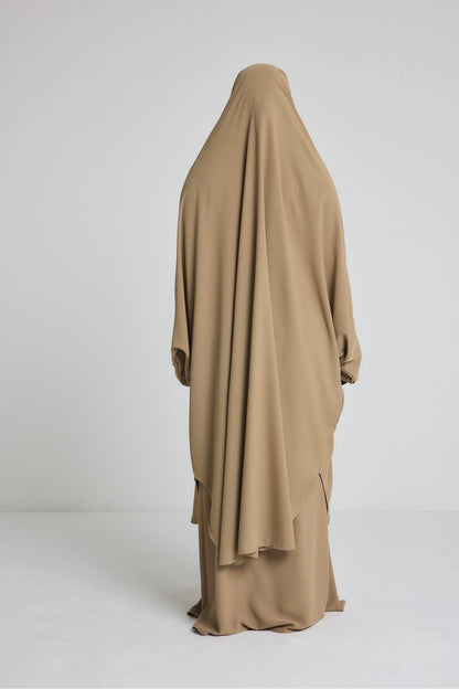 Ensemble Jilbeb 2 pièces avec Jupe soie de médine