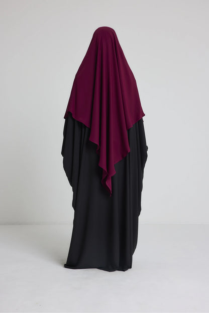 Khimar Court Soie de Médine