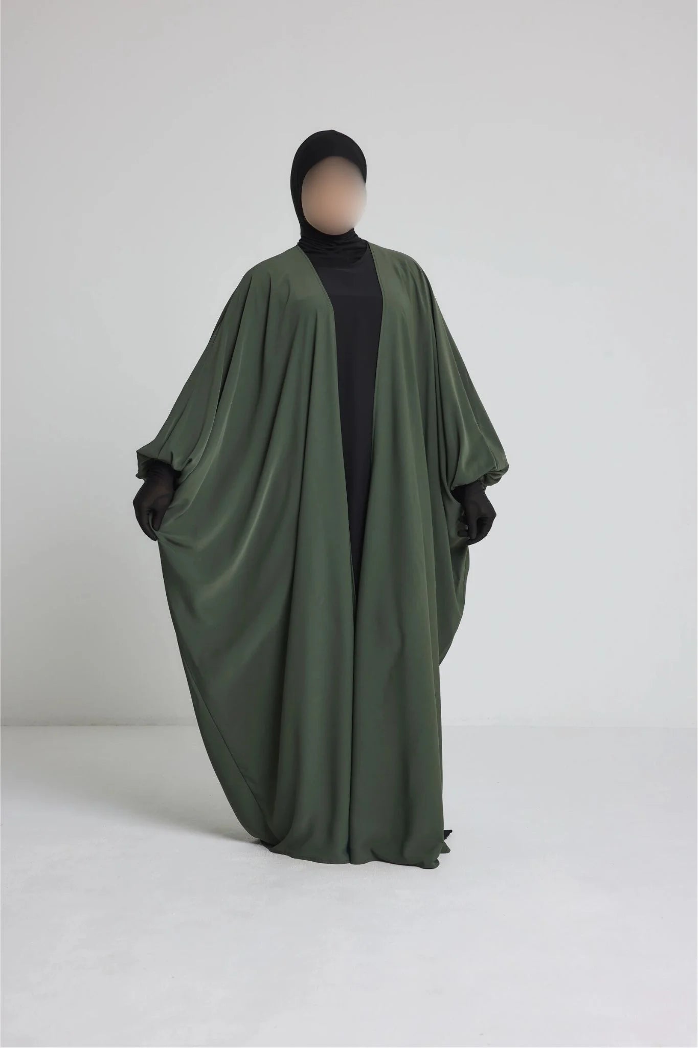 Kimono manche serré en soie de médine