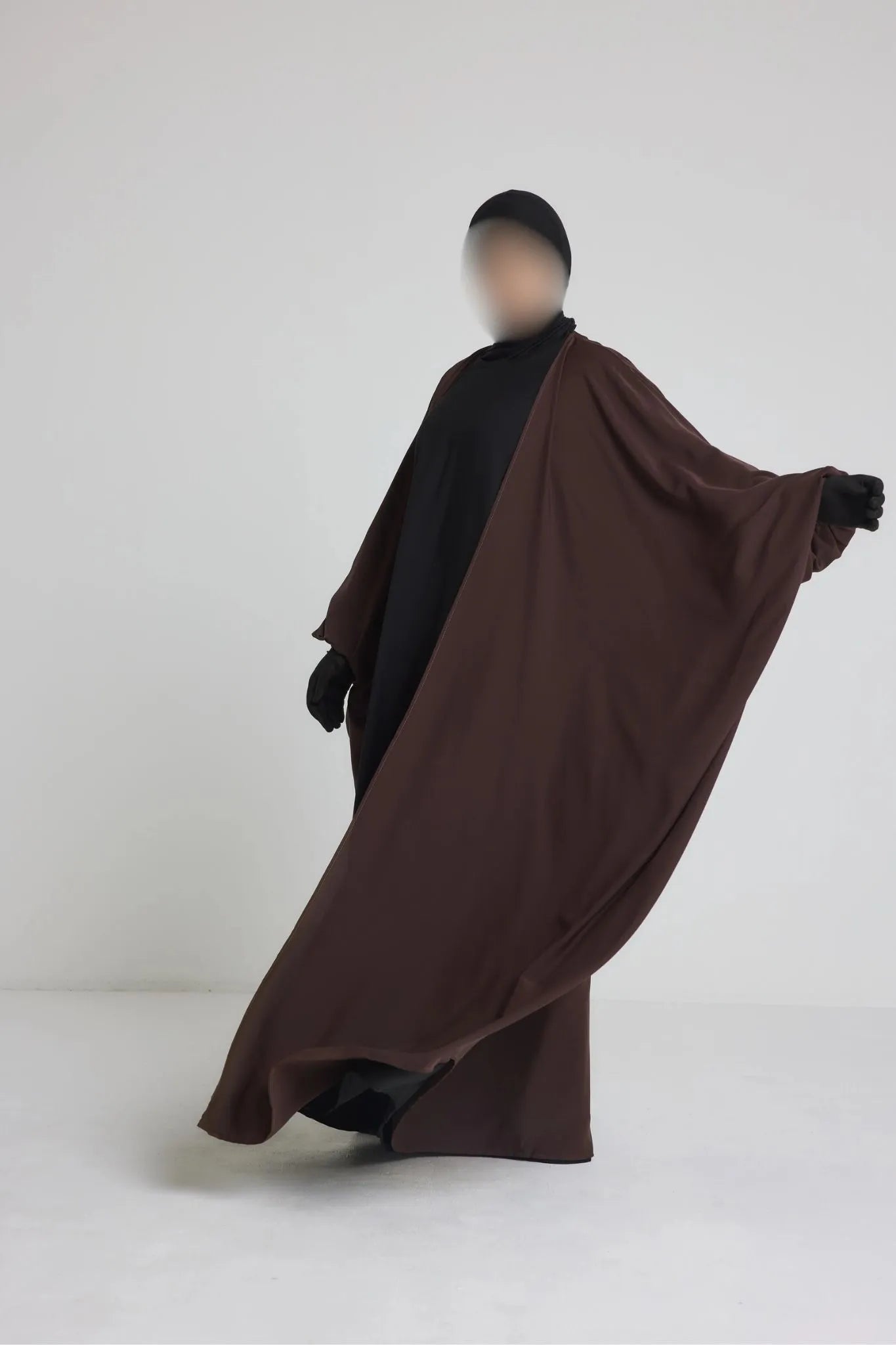 Kimono manche serré en soie de médine