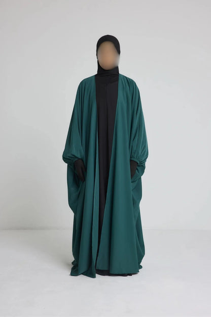 Kimono manche serré en soie de médine