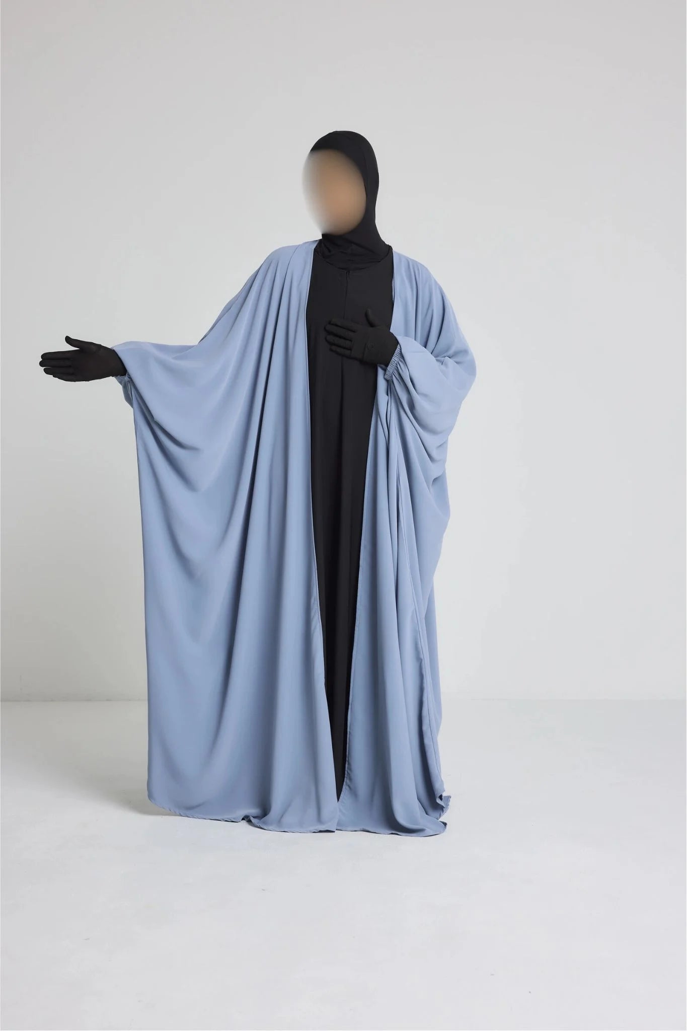 Kimono manche serré en soie de médine