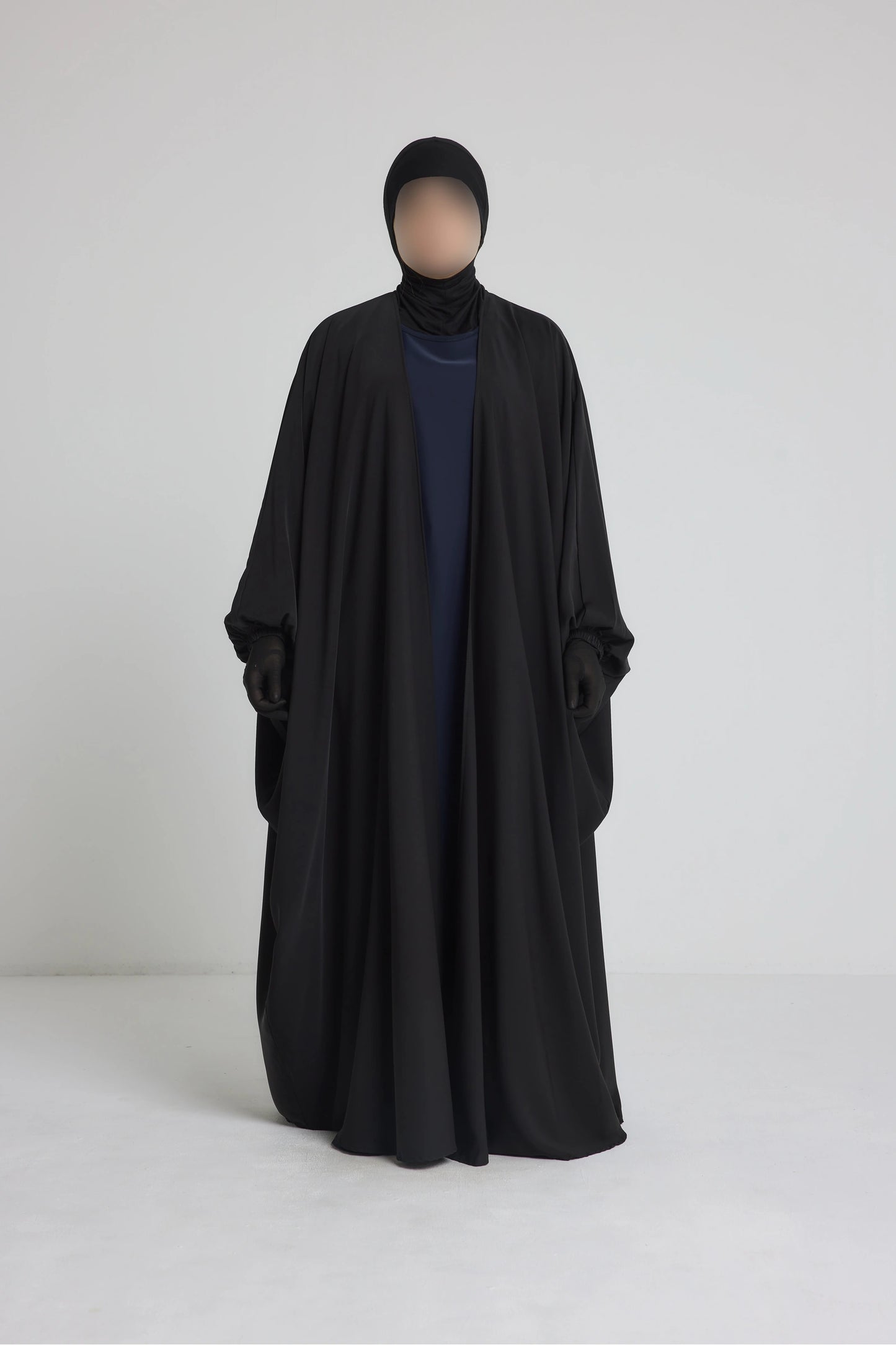 Kimono manche serré en soie de médine