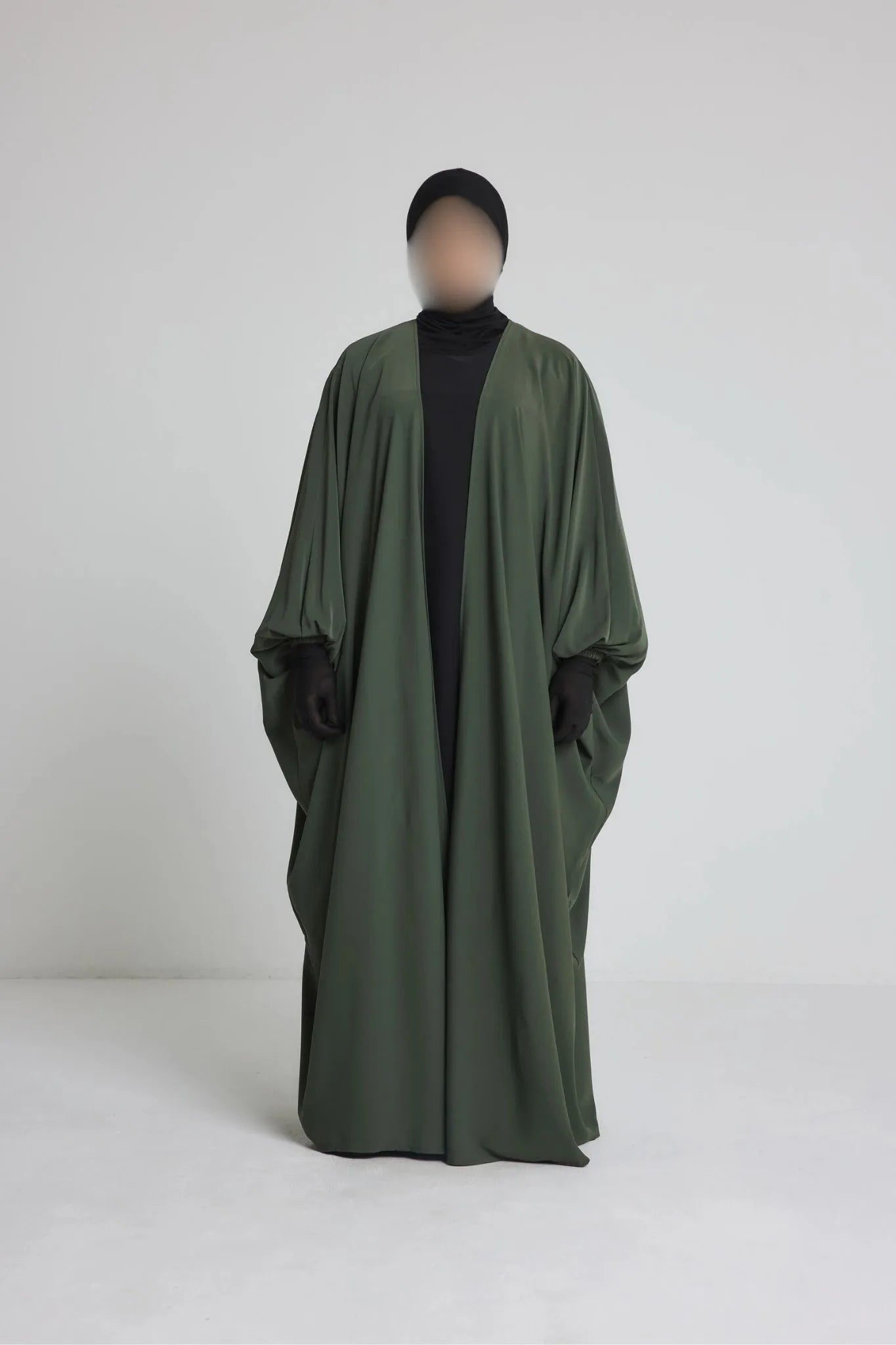 Kimono manche serré en soie de médine