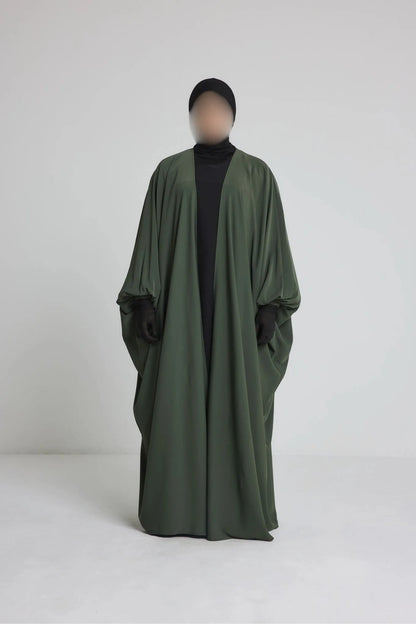 Kimono manche serré en soie de médine