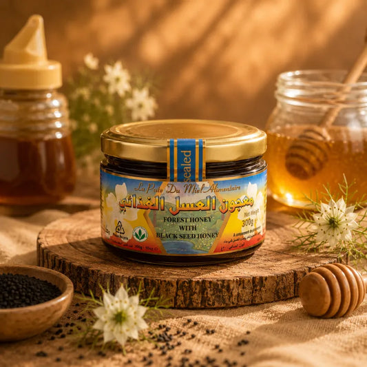 Miel de Nigelle, Gelée Royale & Pollen (300g) — River Of Honey