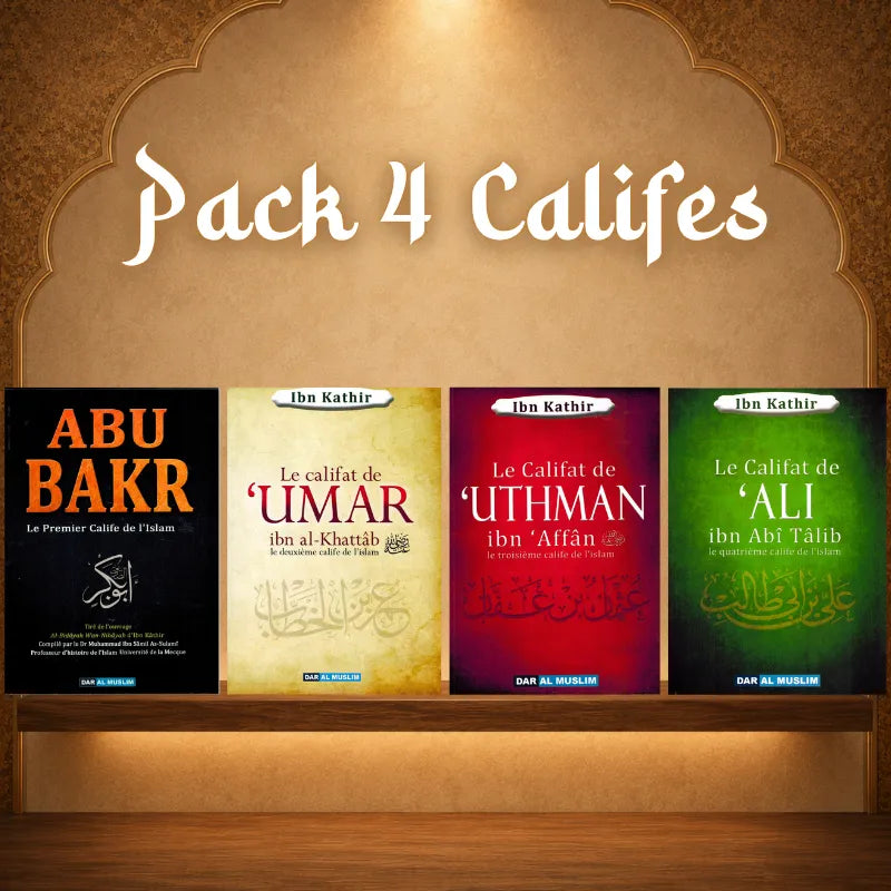 Pack 4 Califes (4 Livres) — Les Califes Bien-Guidés (Éditions Dar Al Muslim)
