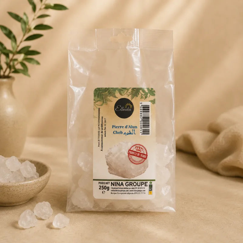 Pierre d'alun morceaux - 250 g