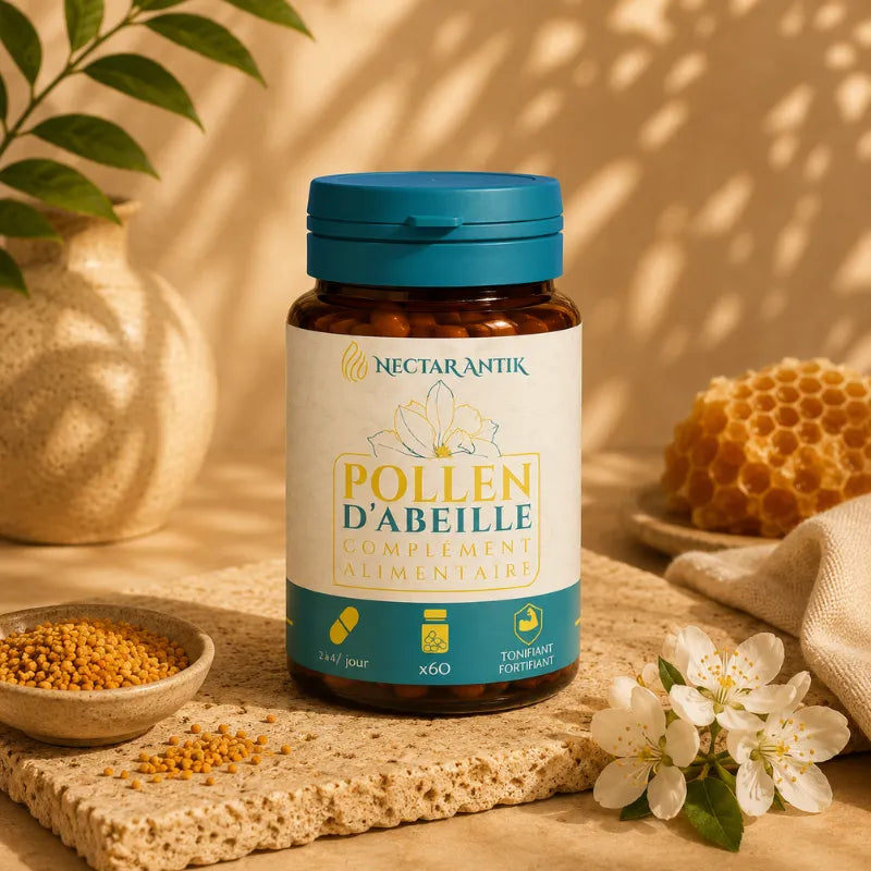 Pollen d'Abeille gélules – Nectar Antik