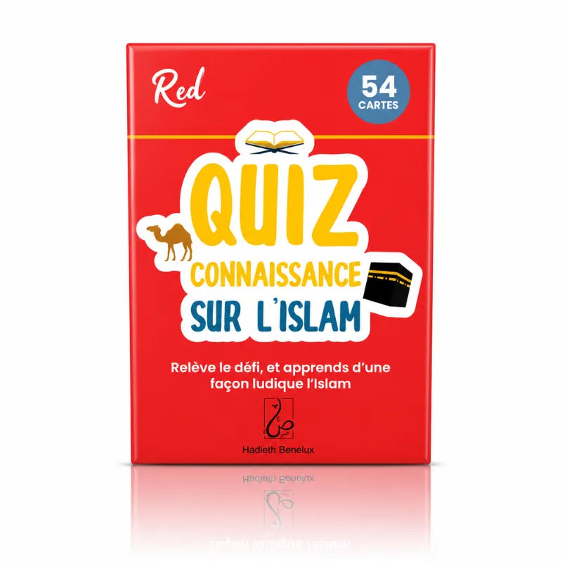 Quiz Connaissance sur l'Islam - 54 Cartes - Rouge
