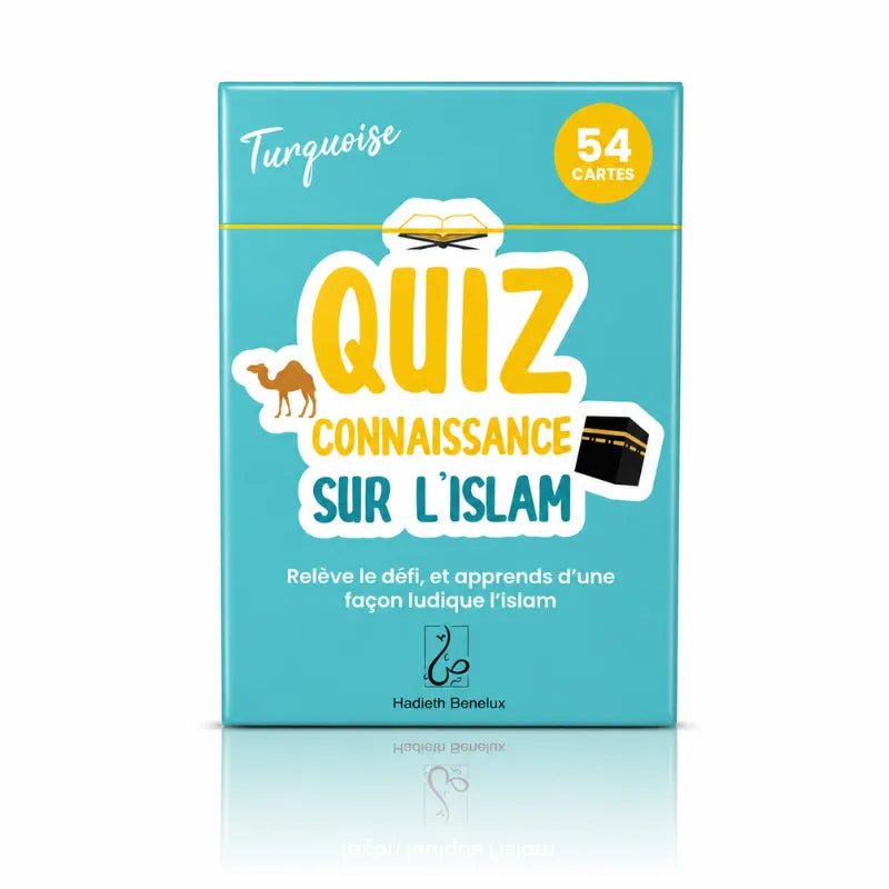 Quiz Connaissance sur l'Islam - 54 Cartes - Turquoise