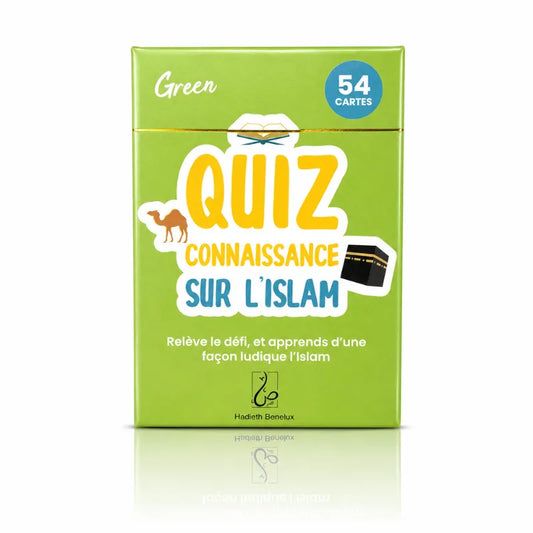 Quiz Connaissance sur l'Islam - 54 Cartes - Vert