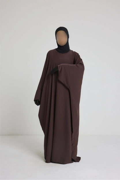 Robe Nour - large et manche large avec bouton