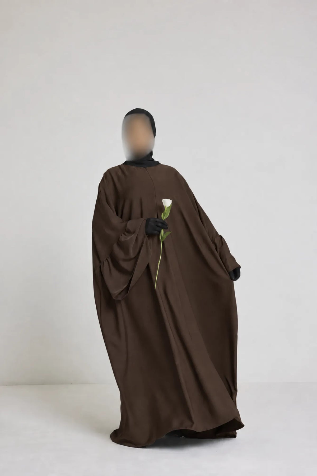 Robe Mayssa marron foncé