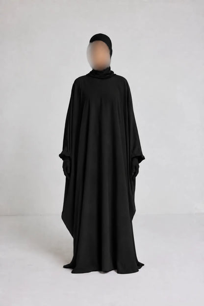 Robe Syhem - large et manche serrée noir
