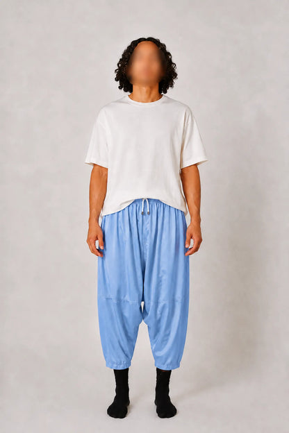 Sarouel Coupe Droite bleu