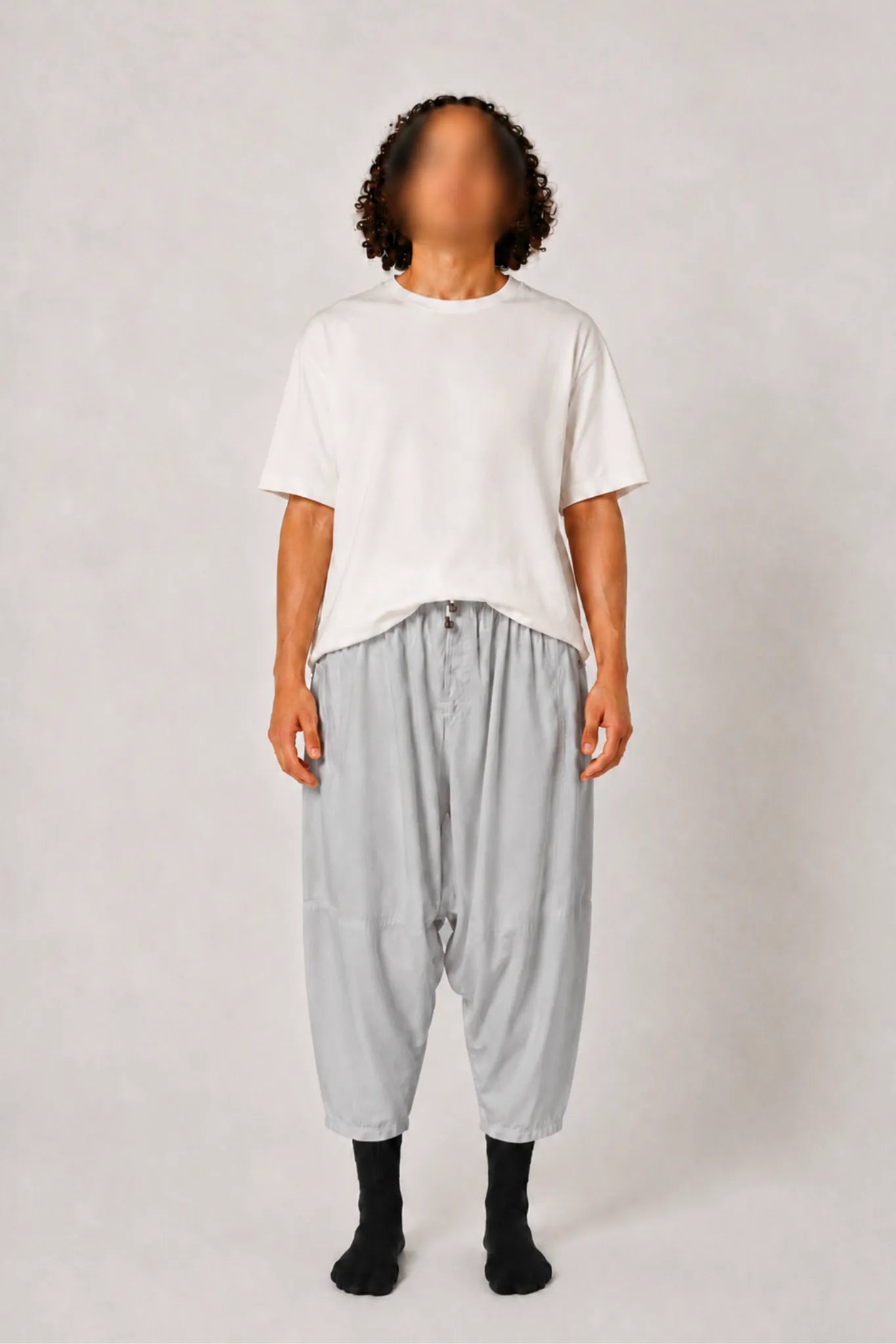 Sarouel Coupe Droite gris