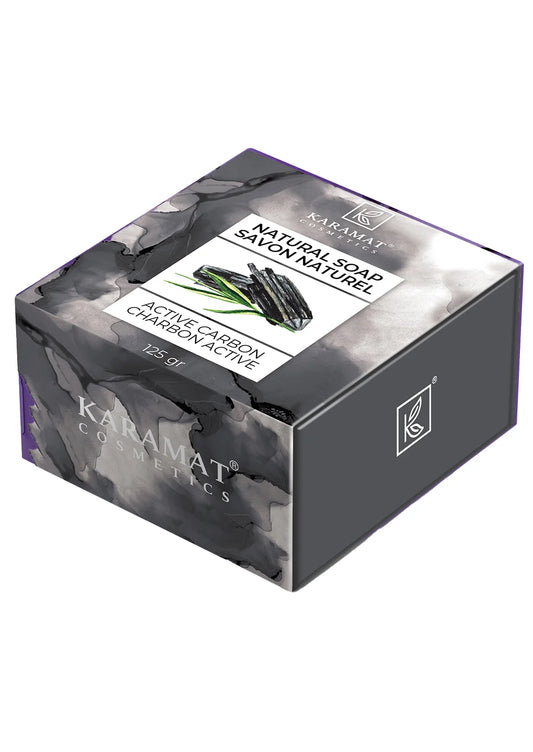 Savon naturel au charbon actif