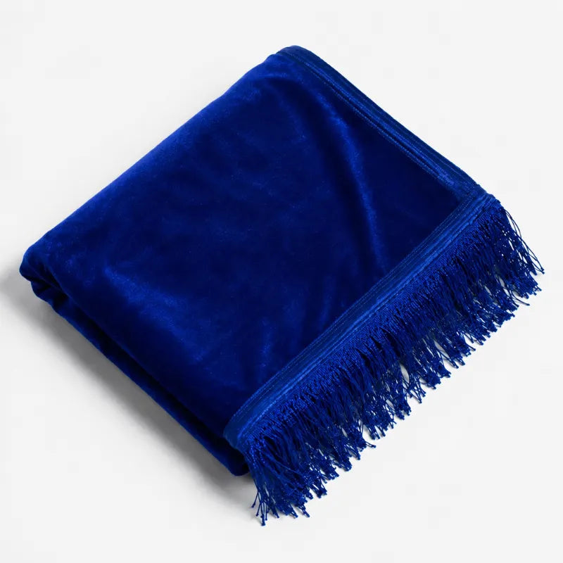 Tapis de Prière Uni Rectangulaire bleu roi