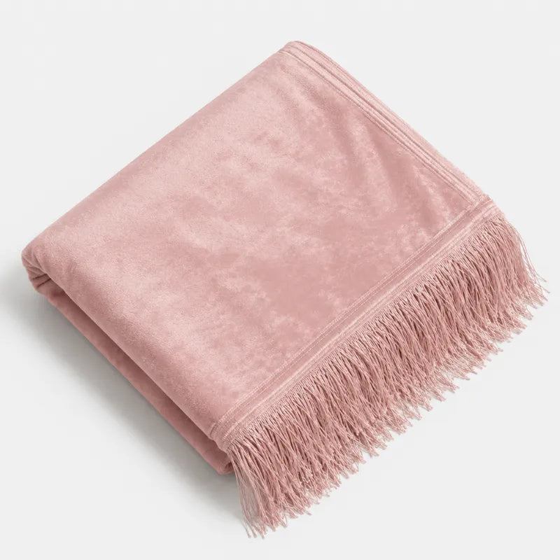 Tapis de Prière Uni Rectangulaire rose