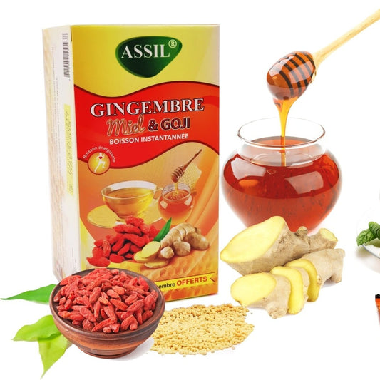 Tisane Gingembre Miel & Baies de Goji