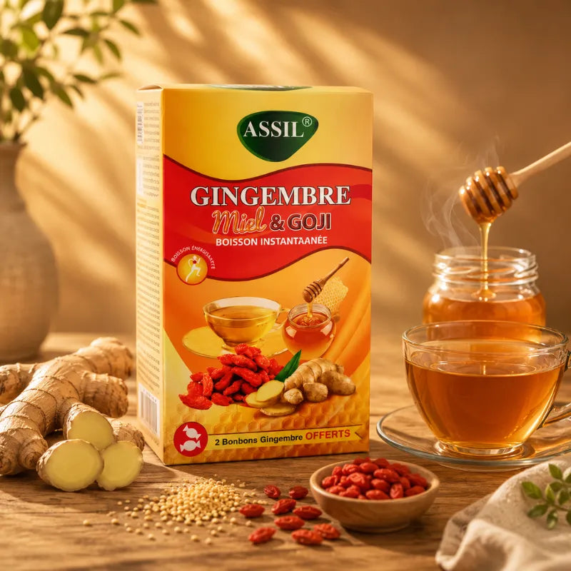Tisane Gingembre Miel & Baies de Goji