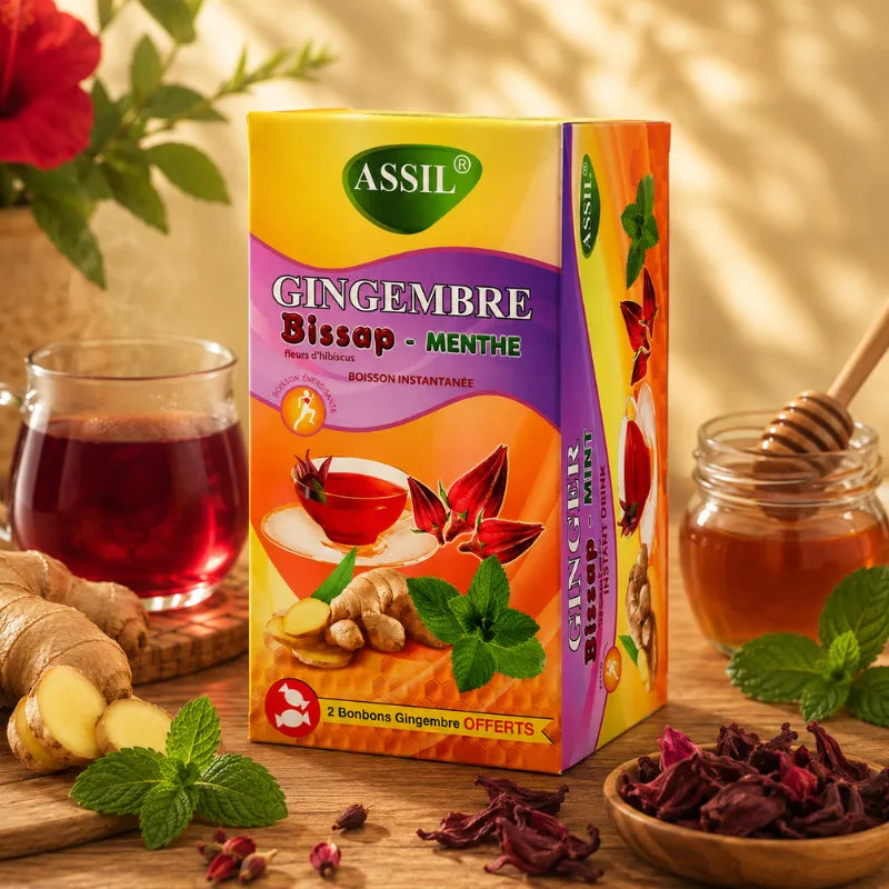Tisane Gingembre Miel & Bissap-Menthe