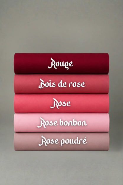 Voile Liquide rouge bois de rose rose rose bonbon rose poudré