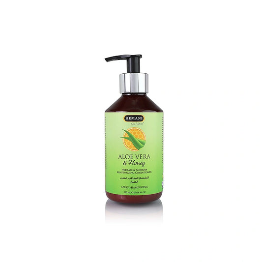 Après shampoing à l'aloe vera et au miel