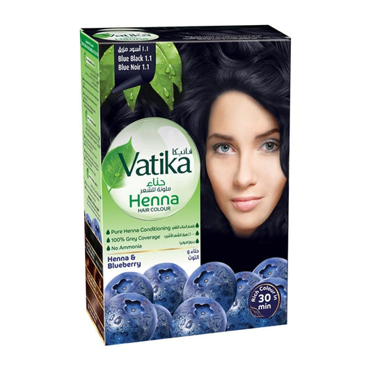 Henné natural pour cheveux (myrtille)