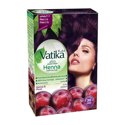 Henné natural pour cheveux (prune)