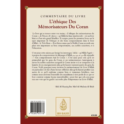 L'éthique des mémorisateurs du coran