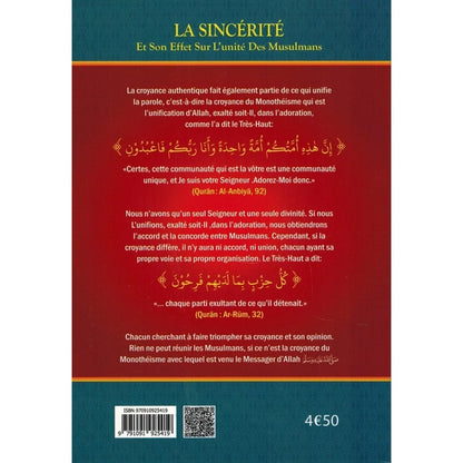 La sincérité et son effet sur l'unité des Musulmans