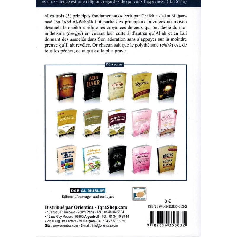 Le commentaire du livre les 3 principes fondamentaux - 2021