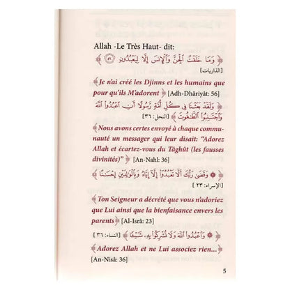 Le livre du tawhid