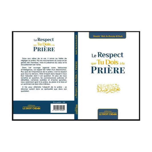 Le respect que tu dois à la prière